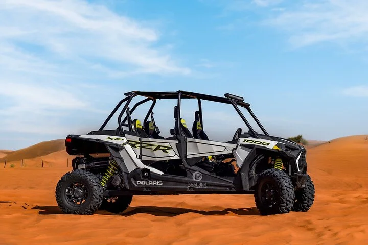 Dubai Buggy Tours - Best Self-Drive Dune Buggy Dubai - 2023– Dubai Buggy Tours 4 seater Polaris RZR 1000cc For 30 minutes